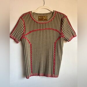 BRAIN DEAD NWT Muriel Sport Knit Top women’s XL